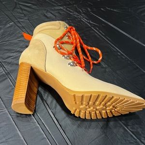 Steve Madden - Karey Womens Leather Pointed Toe Ankle Boots